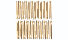 Wooden dolly pegs - wooden,