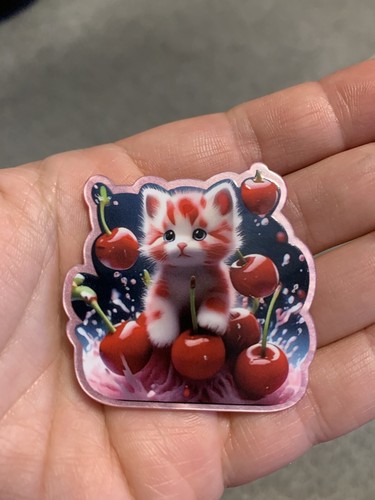 Fridge board magnet cherries - ,