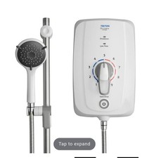 Triton Omnicare Design Thermostatic Electric Shower 8.5kW White/Grey