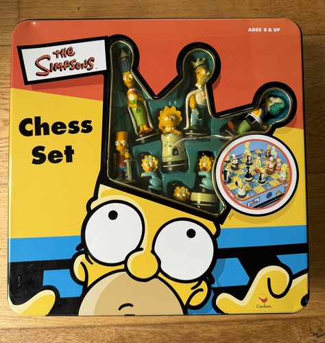 Vintage simpsons chess set - vintage,