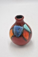 Vintage Poole Pottery Studio Vase – Delphis Glaze, 14cm