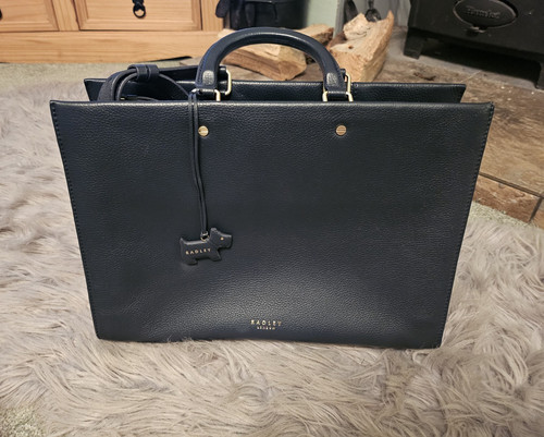 Radley navy pebbled leather - pebbled,