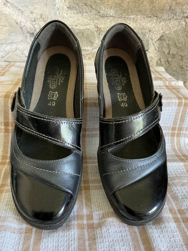 Fly flot ladies black - flot, patent
