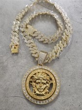 VERSACE Medusa Chain with rotating Necklace (exclusive design) 60cm Long 