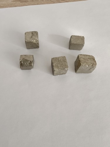 Pieces pyrite cubes raw - 5,