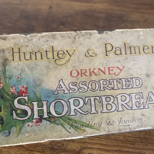 Antique tin huntley palmers - huntley, &