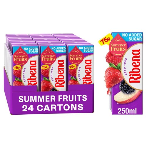 Ribena summer fruits added - no,