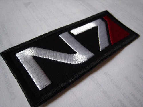 Mass effect sew iron - n7, on