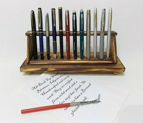 Pen stand rack holder desk - , top