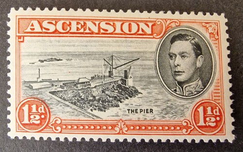 Ascension kgvi 1938 sg40ca - kgvi, 1938-53