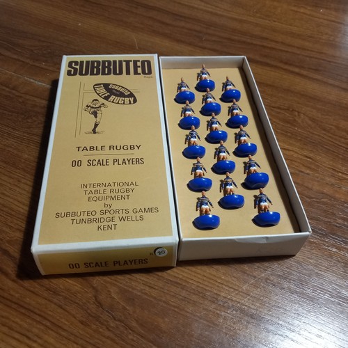 Subbuteo rugby team r20 - subbuteo, team.
