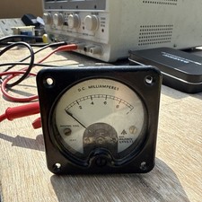 Military Panel Meter DC MILLIAMPARES