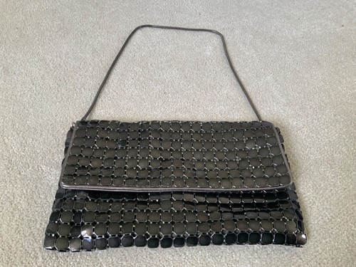 Grey metallic chain mail - grey,