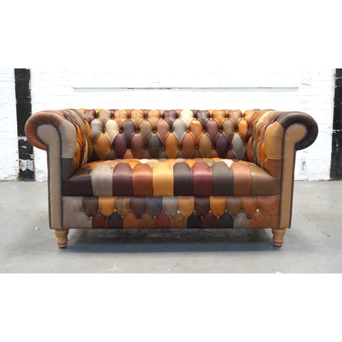 Chesterfield sofa patchwork - chesterfield,