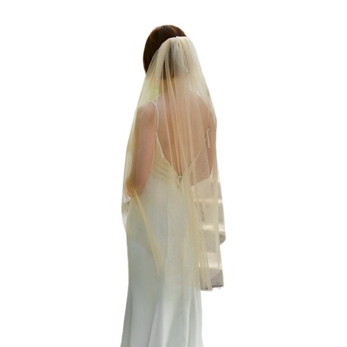 Long veil with - long, blingbling