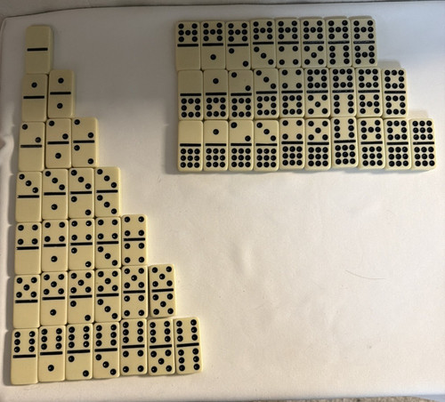Vintage double dominoes 55 - double, 9