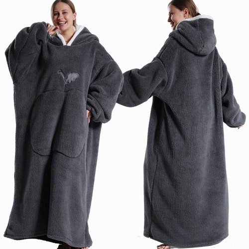 Extra long hooded - extra, flannel