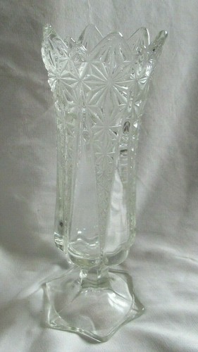 Old clear glass celery - old,