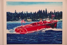 Tahoe Tessie wooden speedboat