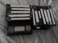 13 USED VIDEO TAPES VARIOUS
