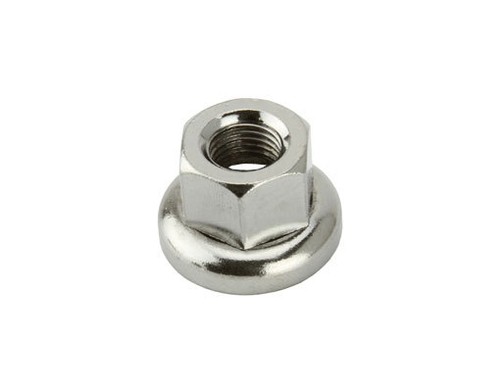 Bike track hub - axle, nut