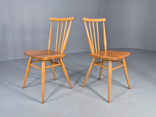 Vintage ercol dining chairs - dining,