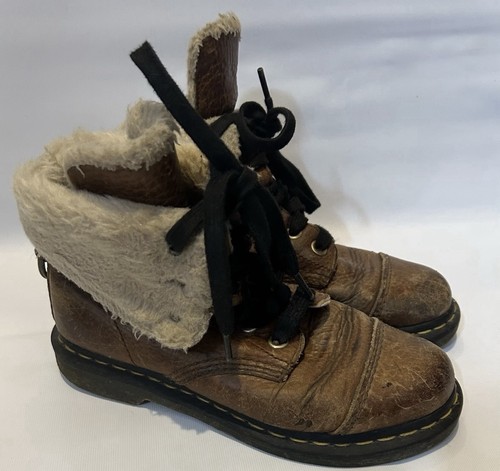 Martens brown leather - dr,