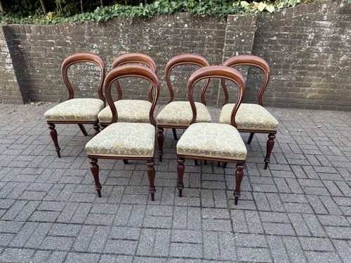 Set six victorian - of,