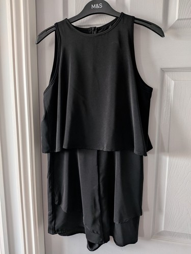 Black playsuit - black,