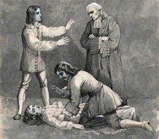 Pre-Raphaelite Style Scene -