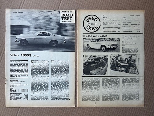 Volvo p1800s autocar road test - autocar,