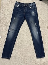 Footasylum Avenzi 2.0 Slim Jeans Men’s Blue Size 30