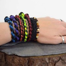 Thin stitched paracord - thin,