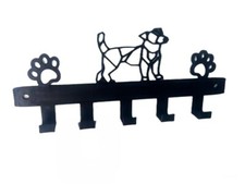 Wall key dog lead hanger - dog, –