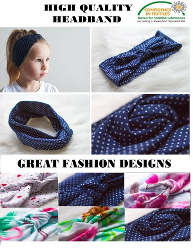 Hair band girls kids stretchy - girls,