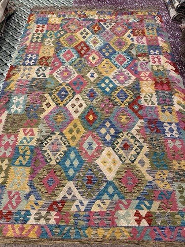 Large handmade afghan kilim - large,