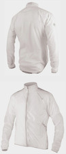 Men's New ENDURA FS260-Pro Adrenaline Race Cape Zip Jacket. Small. White