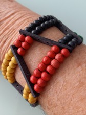 JAMAICAN-INSPIRED RASTA BEADED