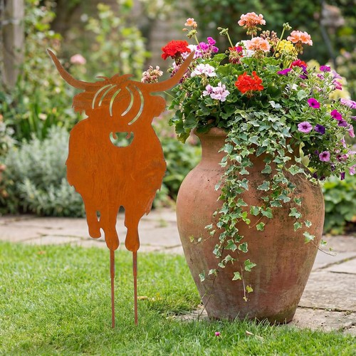 Highland cow metal - highland,