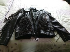 Men's Fringed Real Leather Jacket