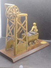 Brass Welsh Coal Mining Scene