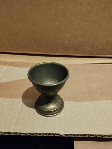Pewter egg cups vintage - egg,