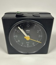 Vintage BRAUN Alarm Clock Type 4744 / AB 7 EMV bcs Germany Dietrich Lubs Rams 