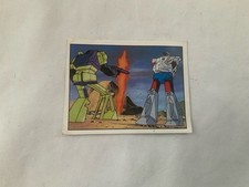 1986 FIGURINE PANINI TRANSFORMERS CARD
