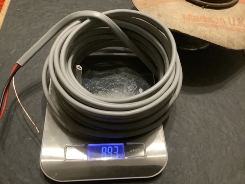 10metre 5mm twin earth - 1.5mm, &