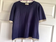 Lovely Lightweight Navy Ladies Top/Jumper from BHS Size 14/16