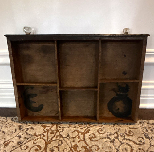 Antique wooden printers - printers, tray