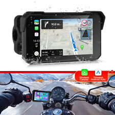 5'' Wireless Portable Carplay/Android Auto Motorcycle GPS Waterproof Car Stereo