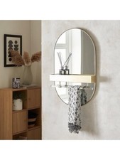 MICHELLE KEEGAN RILEY WALL MIRROR WITH SHELF