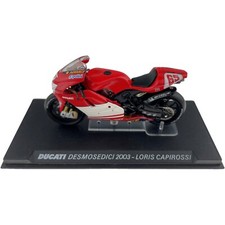 DeAgostini 1.24 Superbikes Ducati Desmosedici 2003 L Capirossi Model With Case
